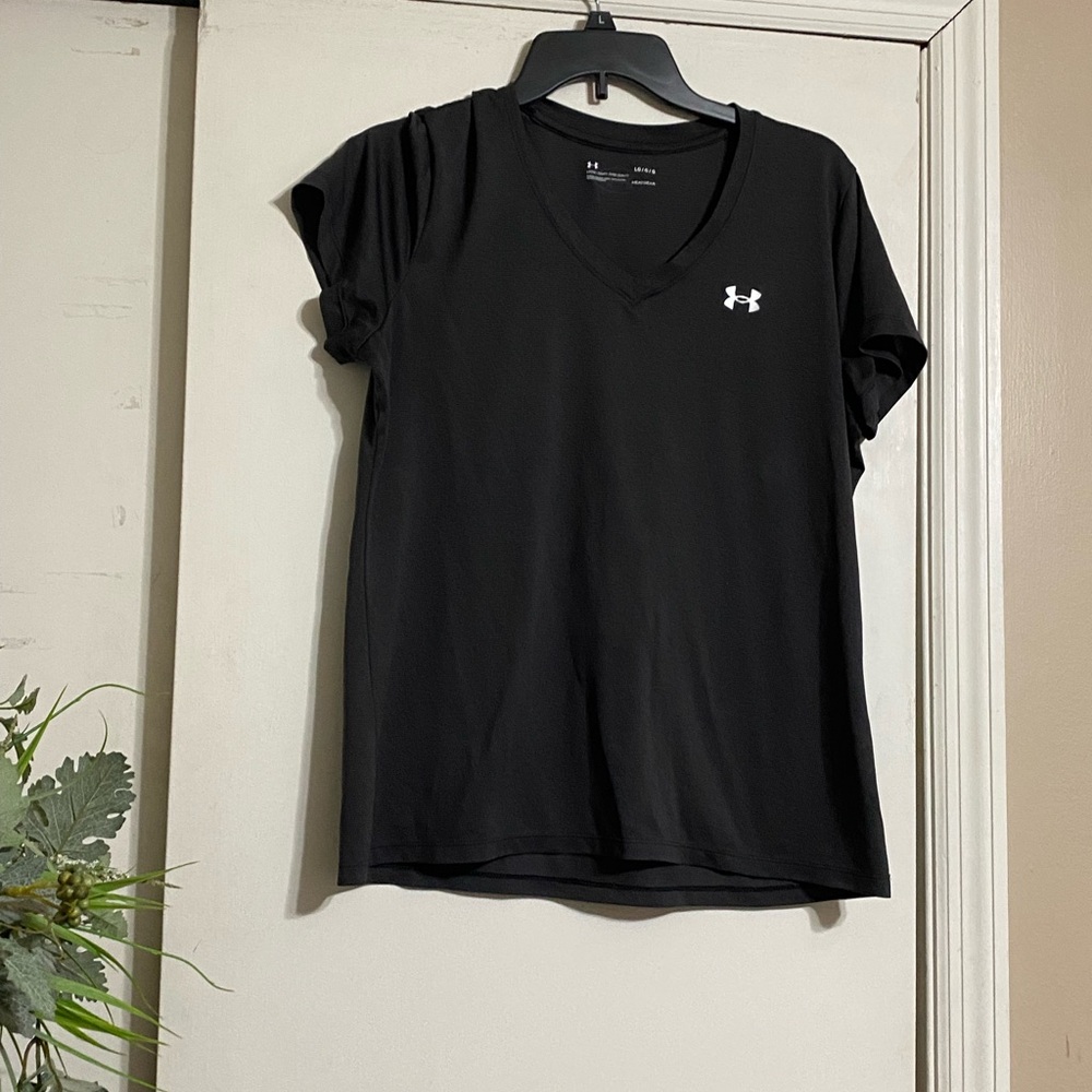 LG Gray Crew Neck Short Sleeve Tee Relaxed Fit